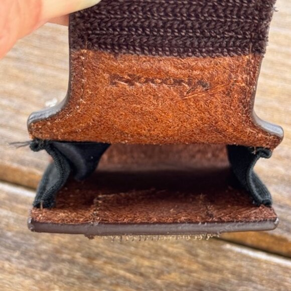 VINTAGE NACONA TOOLED LEATHER BELT CLIP CELL PHONE HOLDER - Picture 12 of 12